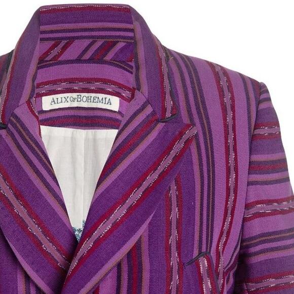 Alix of Bohemia Haze Guate Coat Purple - Picture 5 of 8